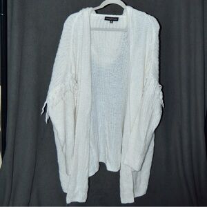 White sweater with hoodie